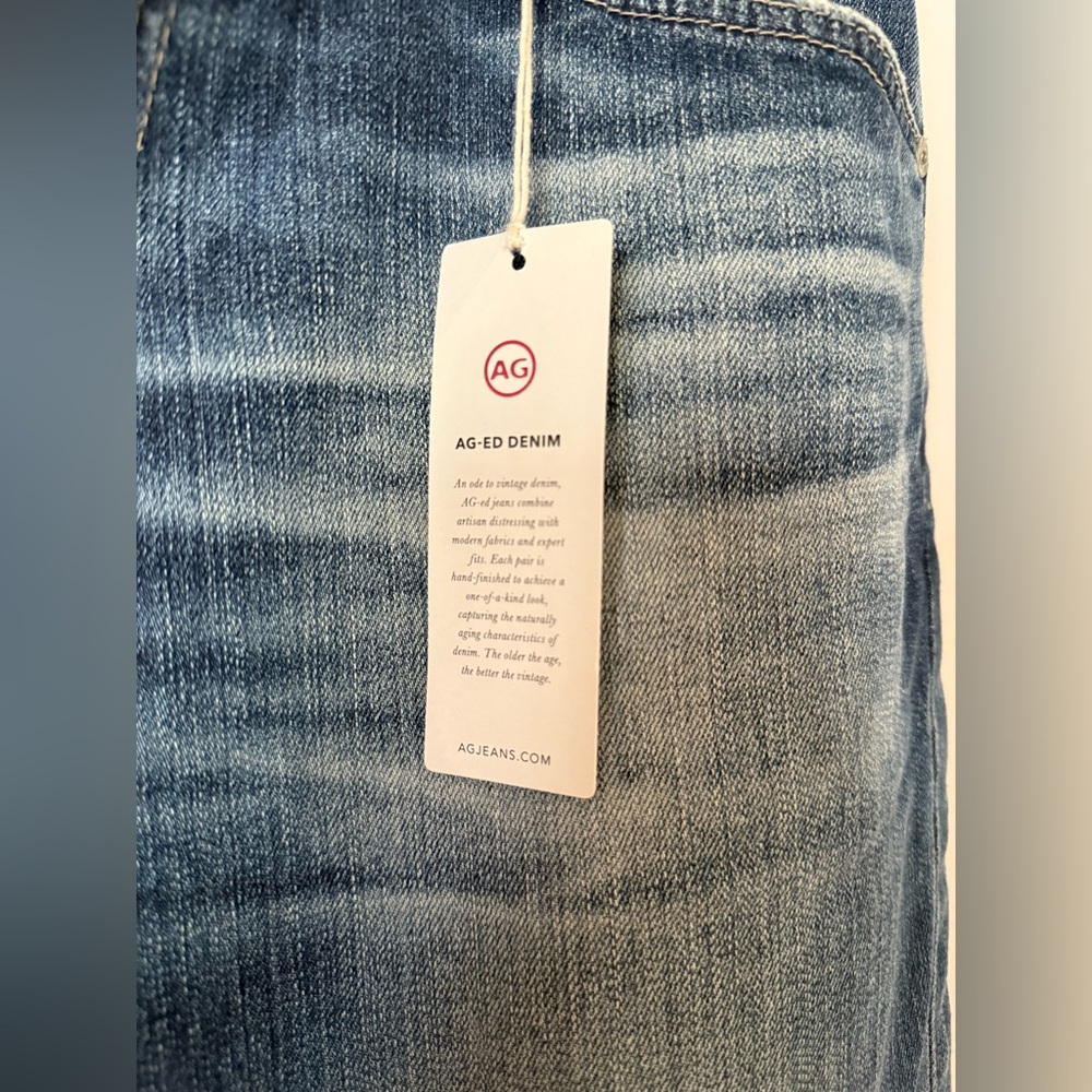 NWT Ag Adriano Goldschmied Tellis AG-ed Men’s Jeans Size 34 Regular - Picture 11 of 16